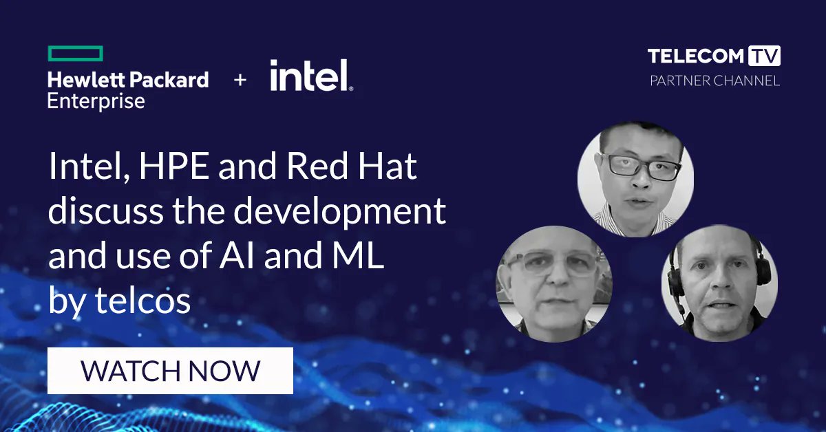 RedHatTelco: RT <a href="/TelecomTV/">TelecomTV</a>: "Successful network #AI evolution backed by a strong ecosystem" - <a href="/HPE_Telco/">HPE Telco</a>, Intel &amp; <a href="/RedHatTelco/">Red Hat Telco</a>'s experts explain how they enable CSPs to simplify the deployment of open, #CloudNative, innovation-oriented networks …