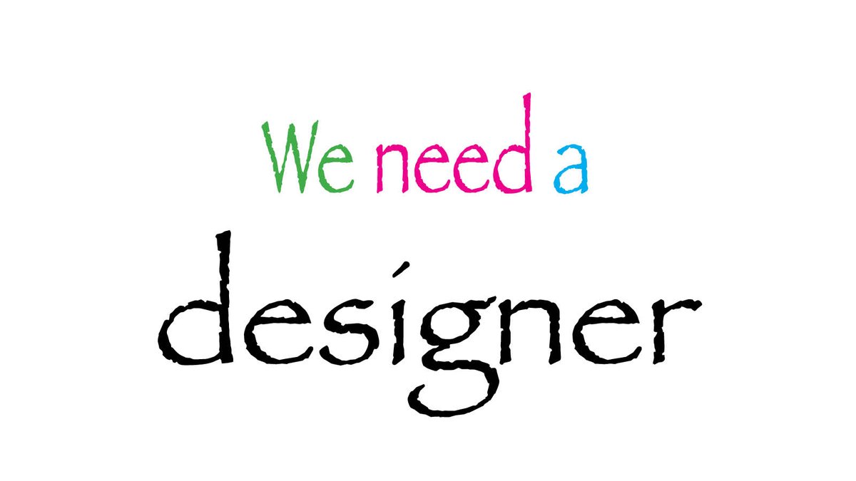 Please help us. We need a full-time designer. 

Apply 👉 bigeye.agency/3H0Afck
#DesignJobs