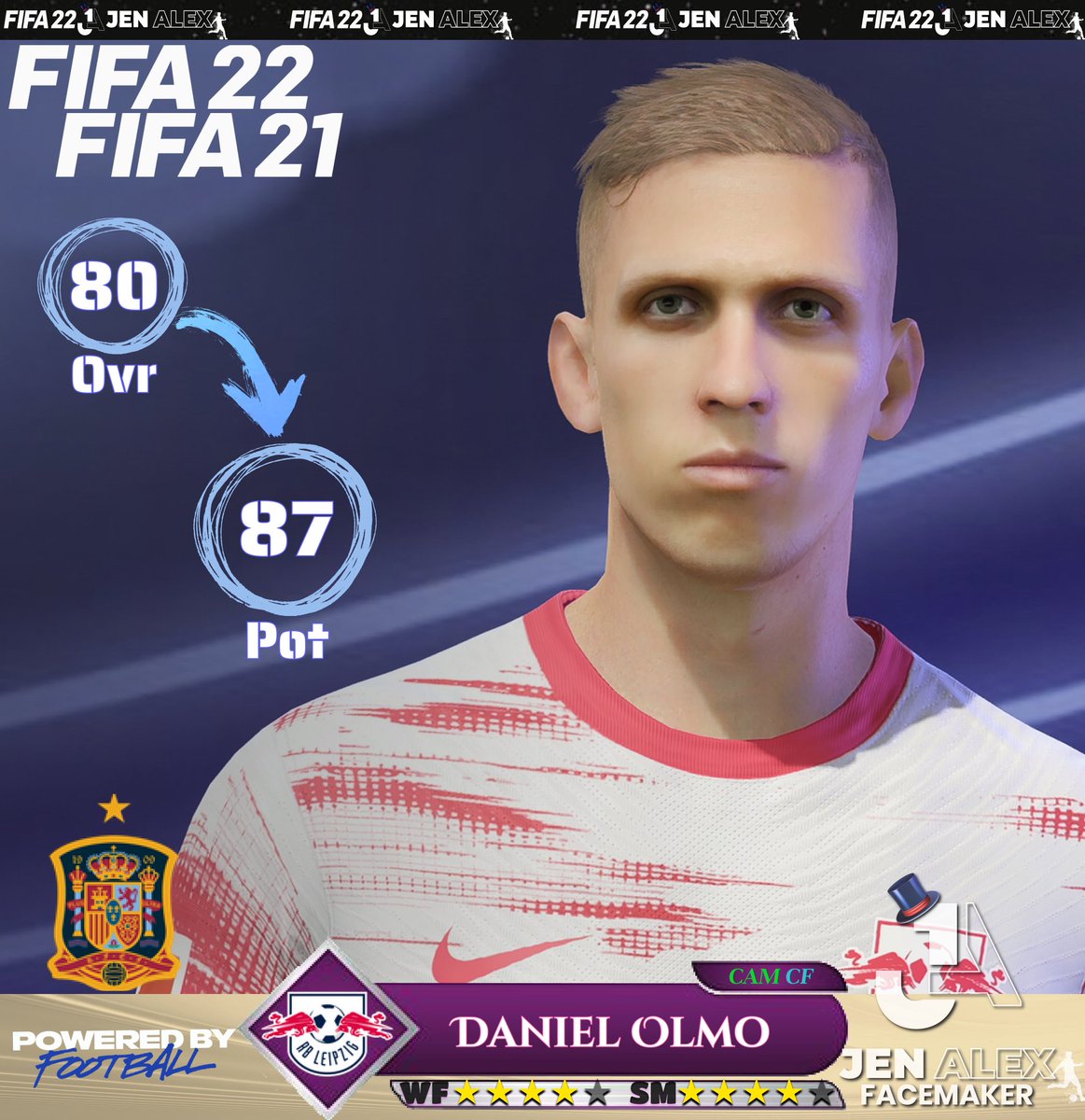 FacemakerJen's tweet photo. 🔶D.OLMO (Fifa22/Fifa21)
🔸Great Request
🔈Get him right now!!! ⚽
📌LINKs
(Patreon):
https://t.co/jutxHKhM0B
#FIFA22 #mods #FIFA22PC
#bundesliga
@RBLeipzig https://t.co/3mwaPeiQMg