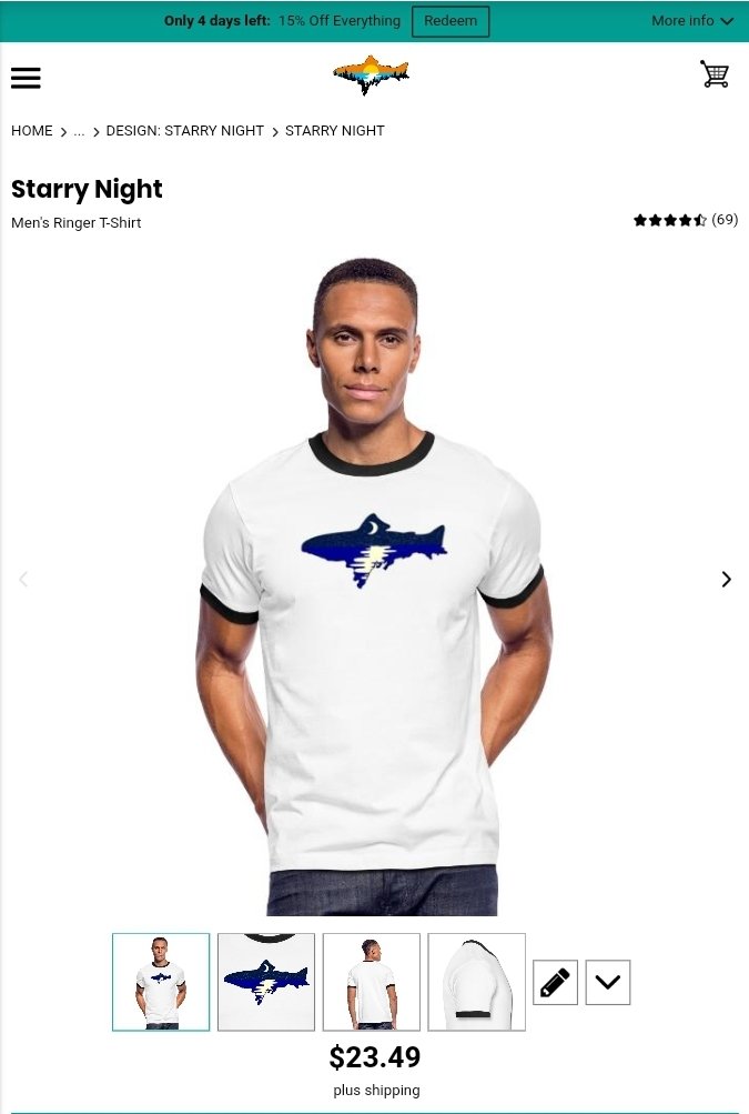 EhFishAl1's tweet image. Love the U.P! Love it with your body!

Take 15% off all orders now until the 27th!! Only at our @SpreadshopHQ shop.
ehfishal.myspreadshop.com
#PureMichigan #UpperPeninsula #Michigan #Wisconsin