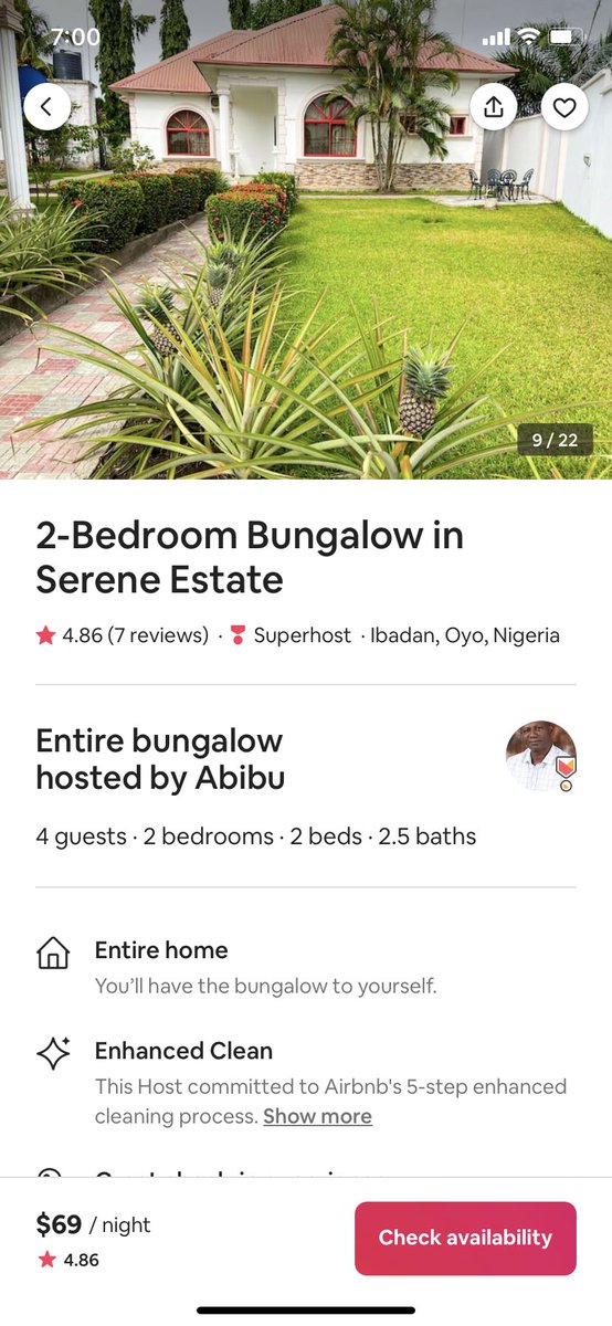 So proud of my dad for bagging an 
@Airbnb Superhost badge and winning a @bookingcom #TravellerReviewAwards2022 🥺💃🏾. If you’re ever in Ibadan please check it out. 🥺 🙏🏾🙏🏾