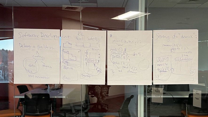 johnmaeda's tweet photo. Kicked off an informal software development seminar at work to see if I can extend #howtospeakmachine one person at a time. https://t.co/wzx3cFfIxA https://t.co/xoEsCE58w2