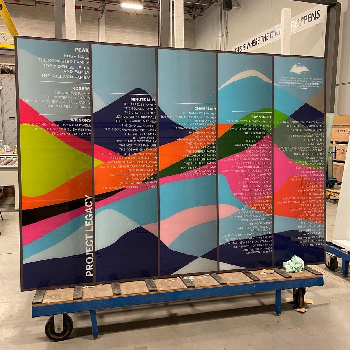 ImagicGlass's tweet photo. We are so thrilled to have been part of The Georgian Peaks Club donor wall project. 

This donor wall was built to recognize members who donated funds towards the construction of the new ski lodge at The Georgian Peaks.  

#DigitallyPrintedGlass #ImagicGlass #GeorgianPeaksClub https://t.co/pADjE0UoAo