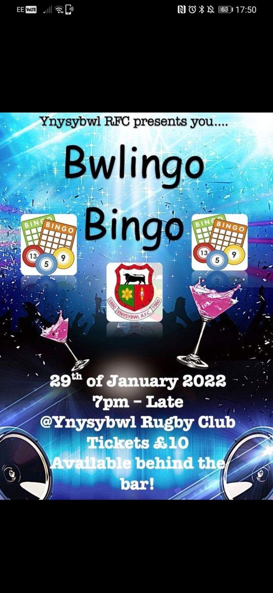 Ynysybwl_RFC's tweet photo. Don't forget about this cracking event coming up this Saturday 🍻

very few tickets left so get in touch or call to the club this week to get yours👍🐂 https://t.co/agxTEJpLdA