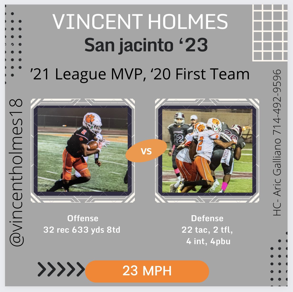 4⭐️ATH vincent holmes (vincentholmes18) / Twitter