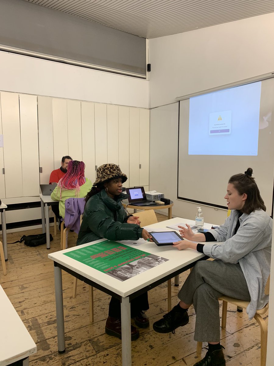CreativeSoc's tweet photo. Itβs good to be back! #CreativeJobStudio @_TheWhitechapel π₯³ https://t.co/y6YhUg2ort