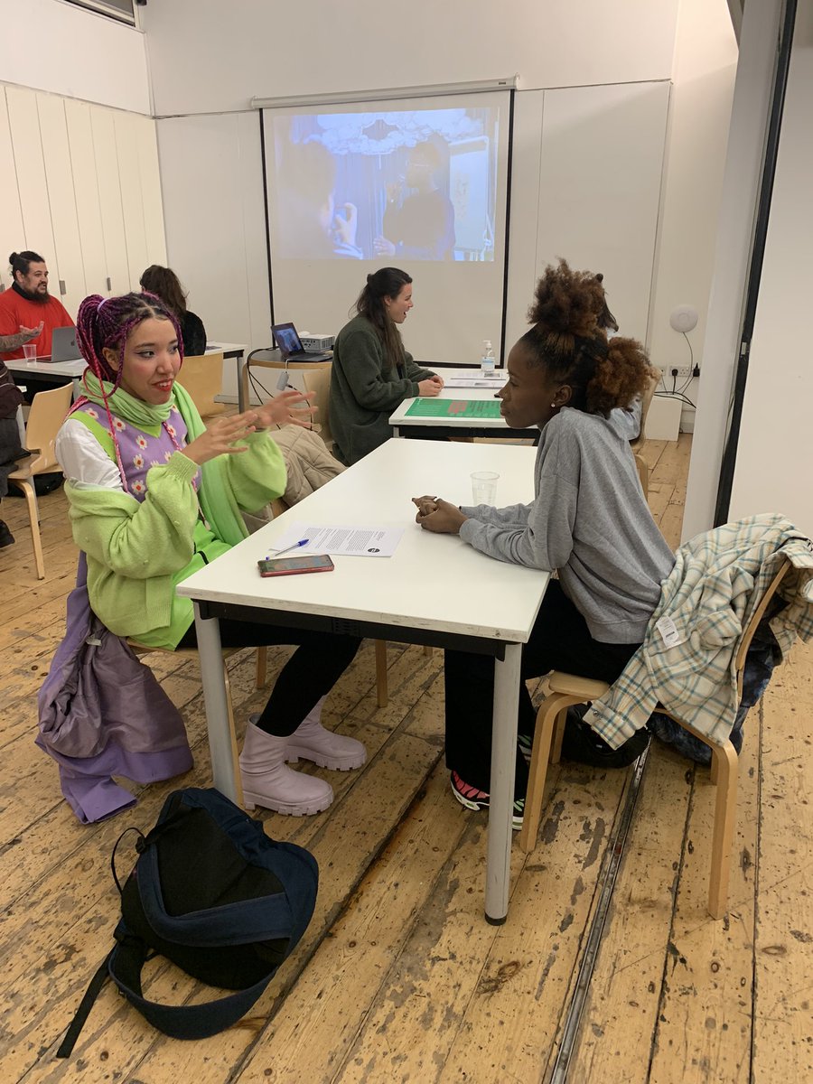 CreativeSoc's tweet photo. Itβs good to be back! #CreativeJobStudio @_TheWhitechapel π₯³ https://t.co/y6YhUg2ort