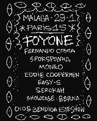 FoyoneS's tweet photo. MALAGA 
X TOUR 
EL SABADO
TAS EN LA CASA?
https://t.co/V2U1SqQsuJ https://t.co/J7e7EZl3gJ