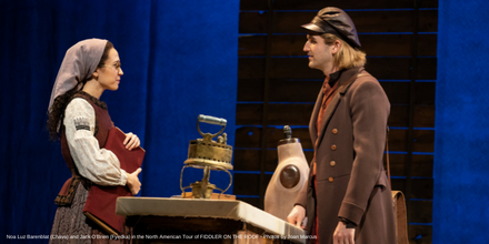 OPerformingArts's tweet photo. To love! To life! To new production photos from @FiddlerBroadway, coming to the Orpheum Theater two weeks from today on February 8-13.  https://t.co/9skIAbmaZy #omahabroadway #FiddlerTour #FiddlerMusical https://t.co/6ZXon9Ap7w