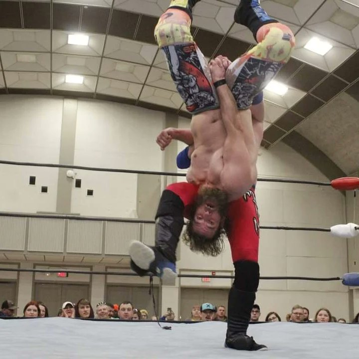 Made <a href="/ImRobKilljoy/">Rob Killjoy</a> a little shorter after <a href="/innovatepw/">Innovate Wrestling</a> last Saturday.