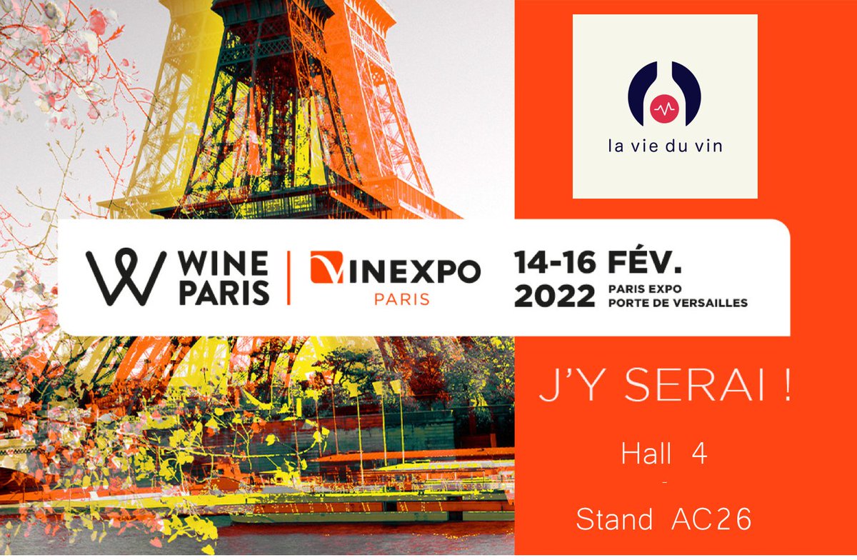 L'équipe de <a href="/lavieduvin/">La Vie Du Vin</a> sera heureuse de vos retrouver au salon @wineparisevent  du 14 au 16 Février prochain.

On y parlera traçabilité, suivi qualité, respect du savoir-faire...

N'hésitez pas à caler un rendez-vous d'ici là.
vinexposium-connect.com/newfront/exhib…