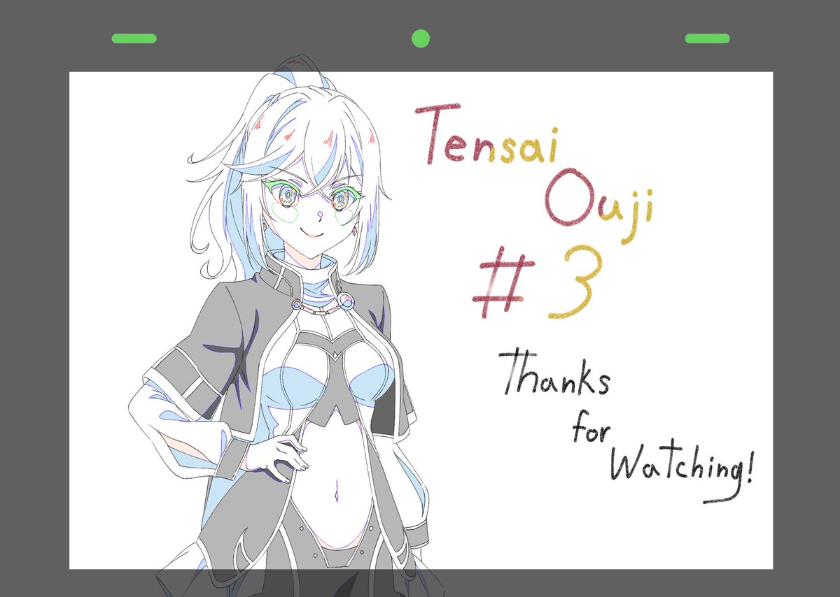 Well, I did a small nigen/clean up on Tensai Ouji ep 3, i don't know if it's worth to make an illustration but anyway, Thanks for watching!

#天才王子 #tensaiouji 