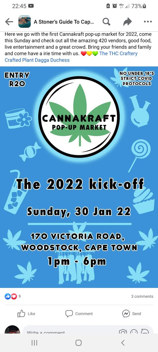 Beezah_CPT's tweet photo. @MoSativa Anyone going?? https://t.co/5fVXEJcEX8