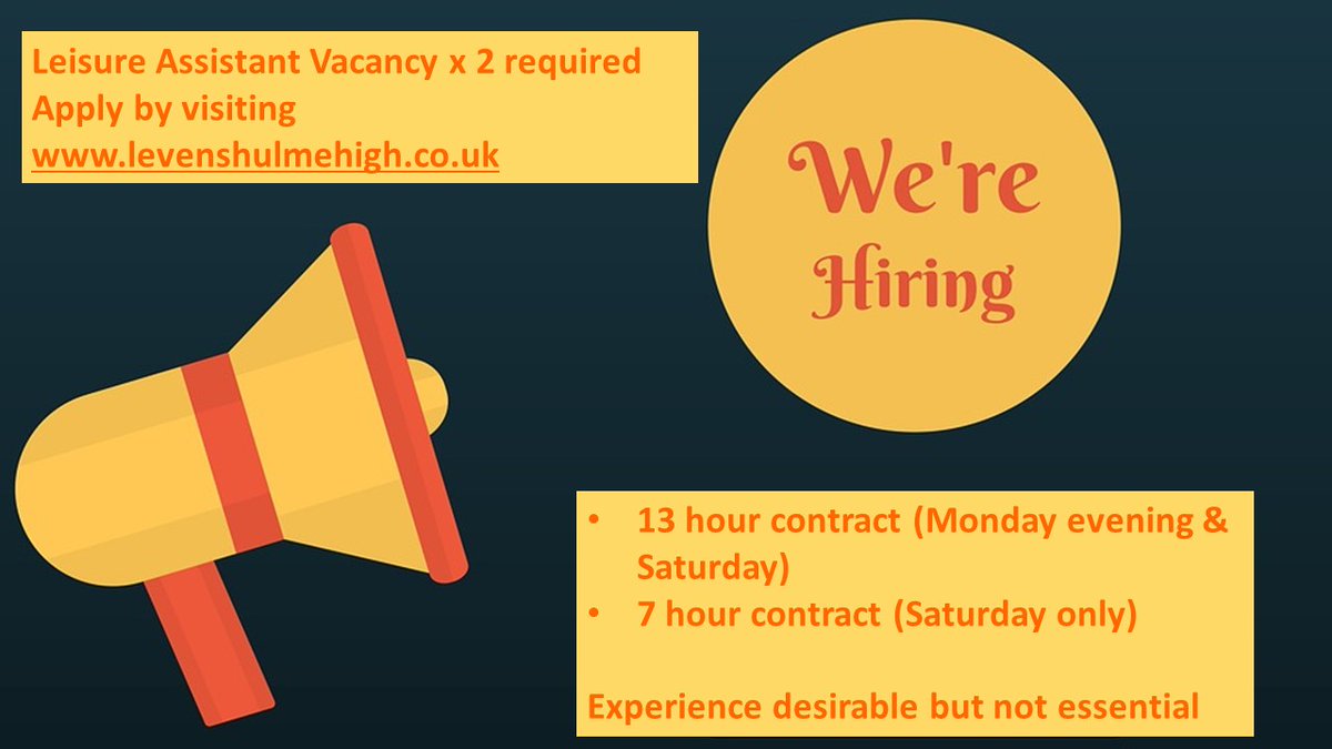 Are you looking for part time work in the fitness/sports industry? <a href="/TheEnergyBox1/">The Energy Box</a> <a href="/Levenshulmehigh/">Levenshulme High School</a> require 2 x Leisure Assistants to start ASAP eltrust.org/careers/heath-…
@ConnellCollege <a href="/TheMcrCollege/">The Manchester College</a> <a href="/MU_Foundation/">Manchester United Foundation</a> <a href="/JoCooper38/">Jo Cooper</a> <a href="/loretocollege/">Loreto College Manchester</a> <a href="/xaveriansfc/">Xaverian College</a> <a href="/MMUSport/">MMU Sport</a> <a href="/OfficialUoM/">The University of Manchester</a>
