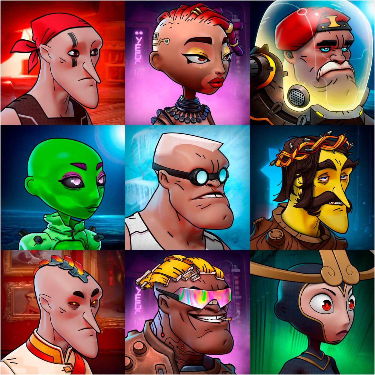 BrutalSpaceNFT's tweet image. Welcome to 🚀[BRUTAL SPACE]🚀

A collection of 9,999 #NFTs forged on the ETH Blockchain. 
Collect #NFT to unlock the story!
[BRUTAL SPACE] story has 12 chapters - open all of them and get an exclusive 🔥NFT LOOTBOX🔥

Join 👉discord.gg/B357gTafHe

#NFTProject  #NFTCollection