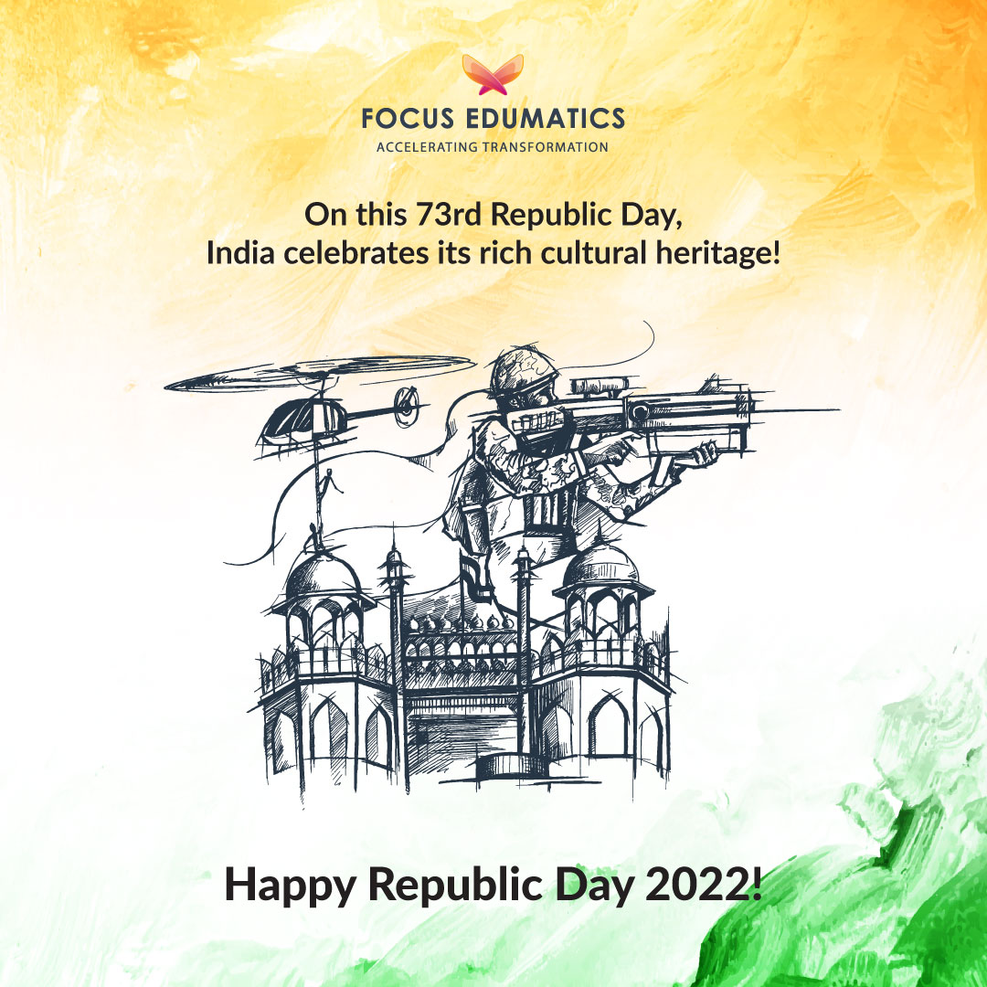 FEdumatics's tweet photo. We wish you a happy Republic Day 2022! Let's continue to work together to make India stronger.
.
.
.
#RepublicDay #Jaihind #FocusEdumatics https://t.co/utnxEaswsr