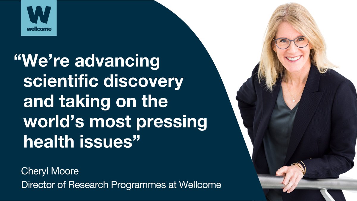 wellcometrust's tweet photo. We’re spending £16 billion over the next ten years to support scientific discovery and solve the urgent health challenges facing everyone.

Cheryl Moore, our Director of Research Programmes, explains how 👉https://t.co/iYfyiCr4qx https://t.co/VA8kYmE6SI
