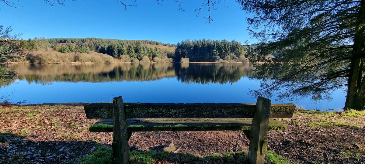 A pew with a view at Llwyn-on Reservoir, Brecon Beacons <a href="/MyFaveBench/">My Favourite Bench</a>
#pewwithaview #pewswithviews #benchfans #benchlove #benchfans 
#breconbeacons