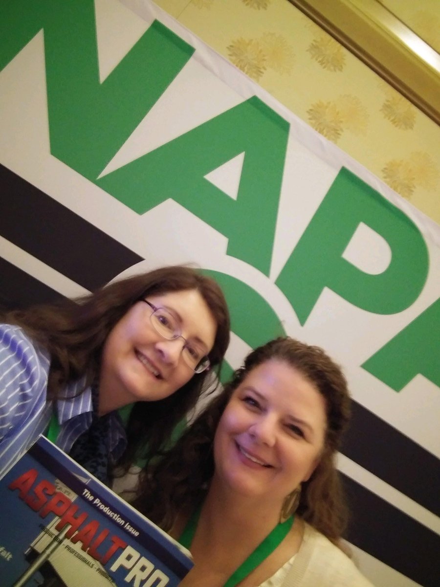 AsphaltPro's tweet photo. Just a couple #NAPAannual snaps! Who else loves the new I Love Asphalt logo from @NAPATweets? ✋ https://t.co/E39s2IBTDA