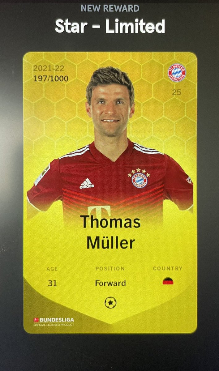 SRPurpleCobras's tweet photo. Get innnnn! Bayern wins Bayern! #sorare #collectiontime https://t.co/7otWXgudaC