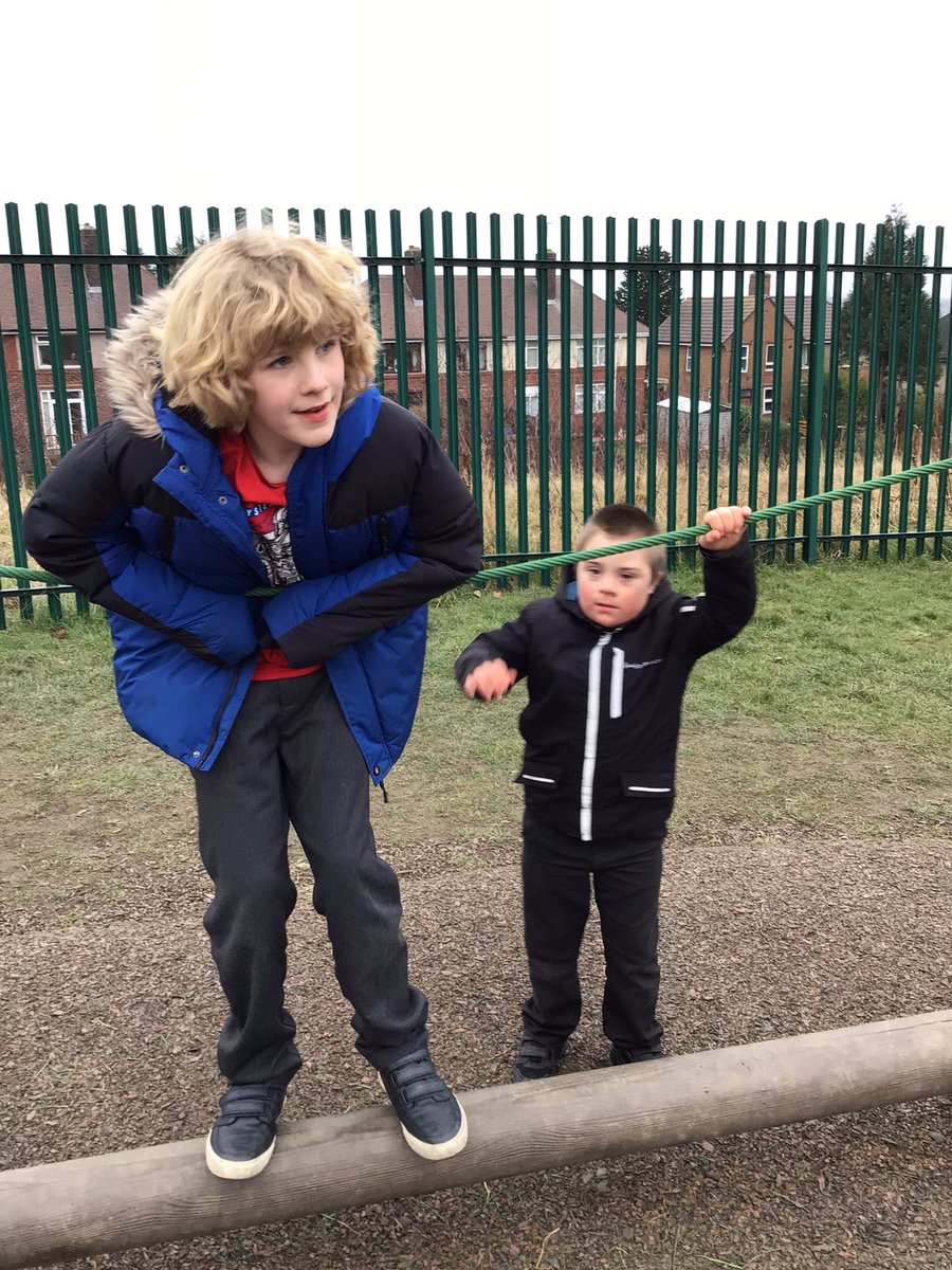 IRFoxhill's tweet photo. This afternoon we have walked round to the trim trail on the KS2 yard with @FHKS1IR 👣 We have been learning all about the importance of keeping healthy and exercising in Science. We used a variety of skills to balance, stretch and climb across the trail. @FoxHillLearning https://t.co/nYblrKQKwn
