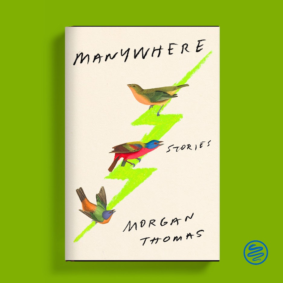 jaxxonhoward's tweet photo. In Sept. 2019, a friend sent me a short story they had read. It blew my mind, and I knew I had to work with the writer. Now, nearly 2.5 years later, Morgan Thomas's MANYWHERE is a book! It's a marvel of queer mythmaking and striking storytelling, a debut in name only. https://t.co/64wTejNmPk