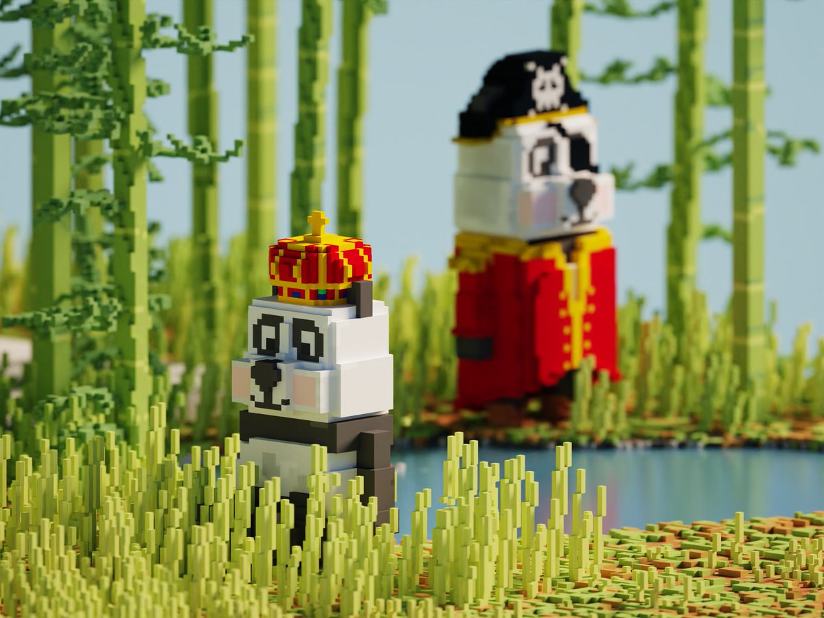 ExpandablesNFT's tweet photo. We are glad to announce that our @nftworldsNFT plot is finally ready!

We can not wait to start hosting events for our holders on it!

Take a look at our world and let us know what you think about it

Our voxel pandas are excited to start exploring the metaverses! https://t.co/MRE7HxaQCc