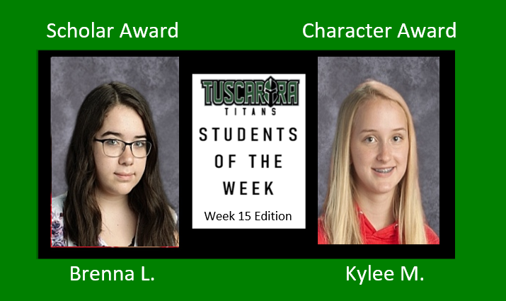 Titans_week's tweet photo. Congrats to our Week 15 Students of the Week! 

💫 “Brenna’s work is always of the highest standard and she has a great depth of knowledge.”

💫 “Kylee has a positive attitude. She is a pleasure to have in class!”

Kudos to these wonderful students! https://t.co/PycfXM5Gx7