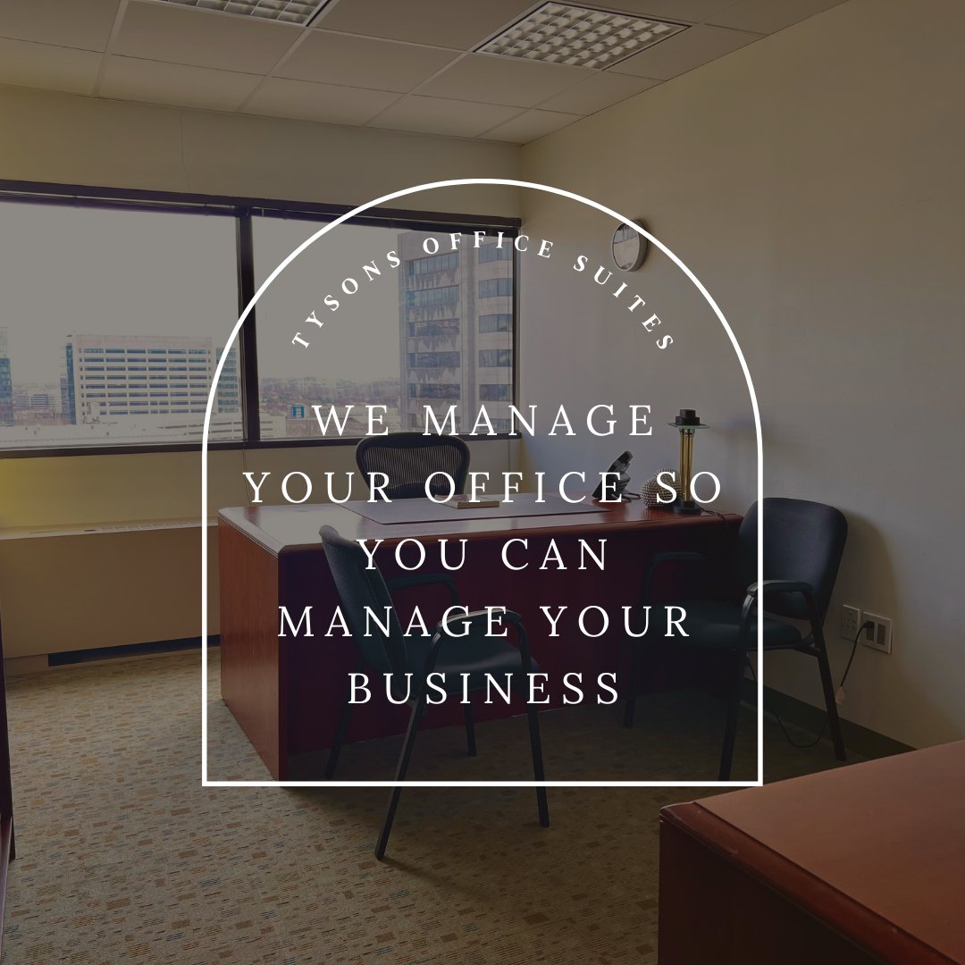 ExecOfficesVA's tweet photo. Focus on your business while we manage your mail &amp; phone, greet your clients, clean your spaces, and elevate your brand. #tos #tysonsofficesuites #coworking #officespace #tysonscorner #tysons https://t.co/pF5xrgt8bF