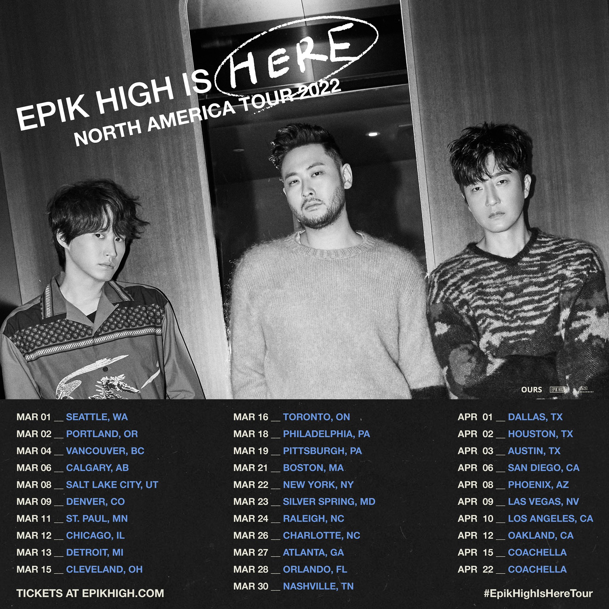 tablo on Twitter "🚨EPIK HIGH is coming to the USA & CANADA this MARCH