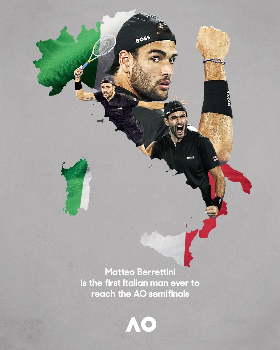 History maker 🇮🇹

<a href="/MattBerrettini/">Matteo Berrettini</a> • #AusOpen • #AO2022