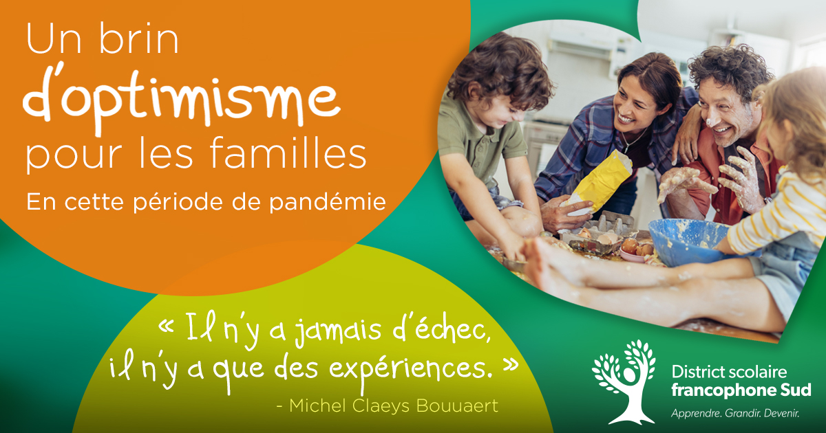 |PAS FACILE, LA PANDÉMIE| L’apprentissage à distance est un véritable défi pour les familles, nous en sommes conscients. Merci d’accompagner vos enfants dans la poursuite de leurs apprentissages. #UnBrinDSFS