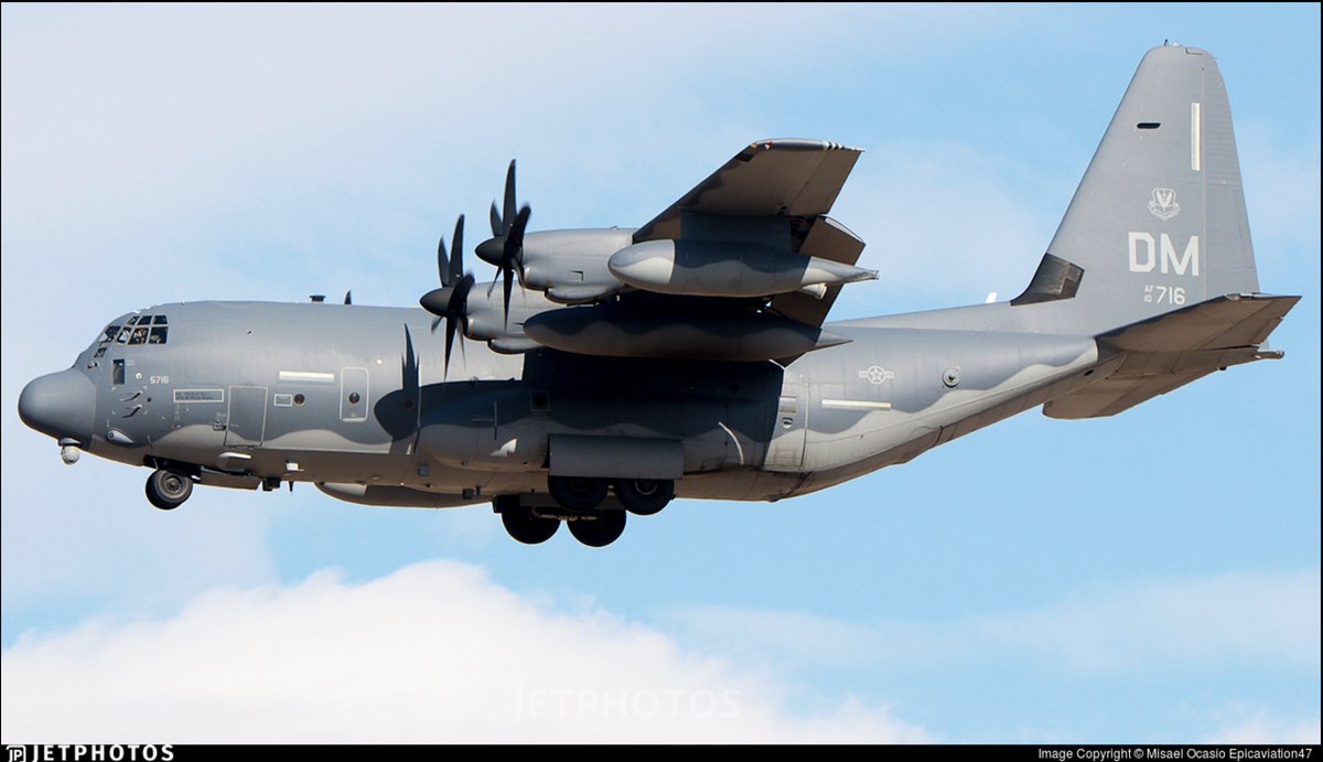 TheSnoopySnoop's tweet photo. Pair of HC-130J Combat King II’s transiting the pond to the Med.

#KING04 #AE4BE2 09-5709
#KING05 #AE4BE3 10-5716

Departed Davis Monthan AFB 22nd routing 👉 Tallahassee 👉 Bermuda 👉 Gran Canaria &amp; departing Gran Canaria today

#haveglass #AvGeek #planespotting #milair #USAF https://t.co/oeFeaJekCP