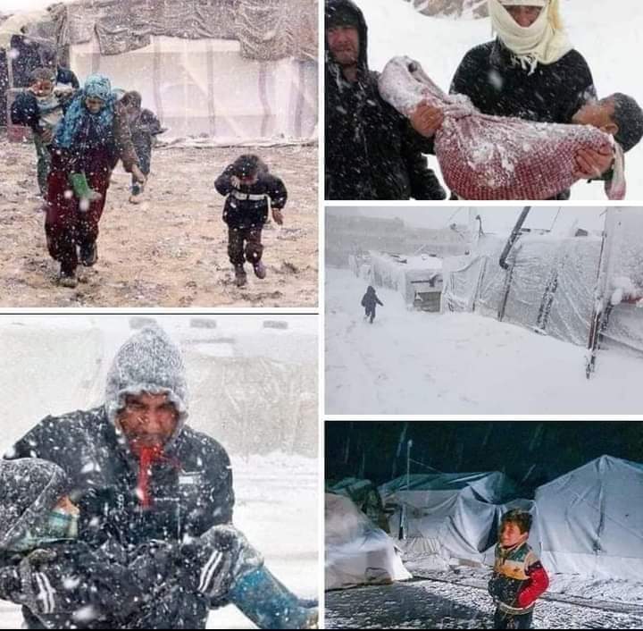 AbghaniH's tweet photo. انا لله وانا اليه راجعون 💔
وفاة حوالي 15 طفل حتى اللحظة في مخيمات الشمال السوري تجمدآ من جراء الصقيع... https://t.co/0n7R2ZynH1