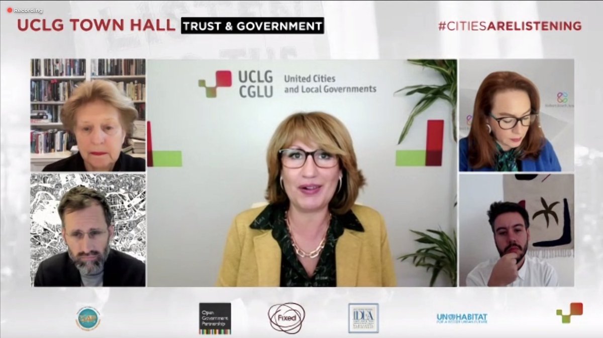 GlobalCAD_'s tweet photo. Once again, we are accompanying the participatory processes of @uclg_org  creating value towards #bettercities #humancities and the achievement of the #SDGs from the bottom.
#trust&amp;government #uclgtownhall #citiesarelistening https://t.co/ExEIzLVNzY