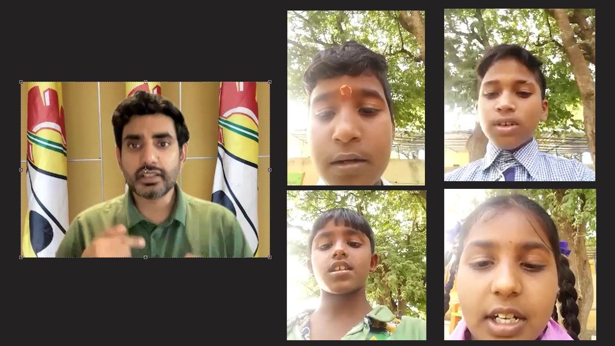 naralokesh's tweet photo. విద్యార్థులు, తల్లిదండ్రులు, టీచ‌ర్ల‌ ప్రాణాలతో ప్రభుత్వం ఆటలాడుతోంది. అనాలోచిత నిర్ణయాలతో పెద్ద ఎత్తున ఉపాధ్యాయులు, విద్యార్థులు కరోనా బారిన పడుతున్నారు. కరోనా కేసులు పెరుగుతున్న సమయంలో 75 శాతం హాజరు ఉంటేనే అమ్మఒడి అంటూ ఆందోళనకు గురిచెయ్యడం మంచిది కాదు.(1/3) https://t.co/CzQKnqnRRi