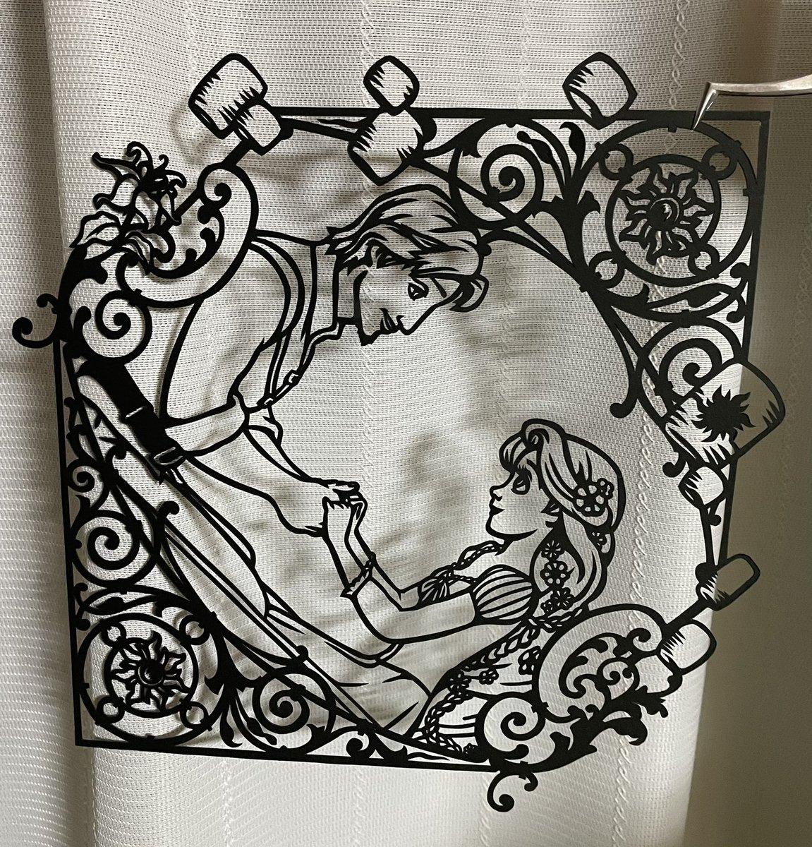 切り 絵 ラプンツェル シルエット ペットの切り絵がつくれる 東京