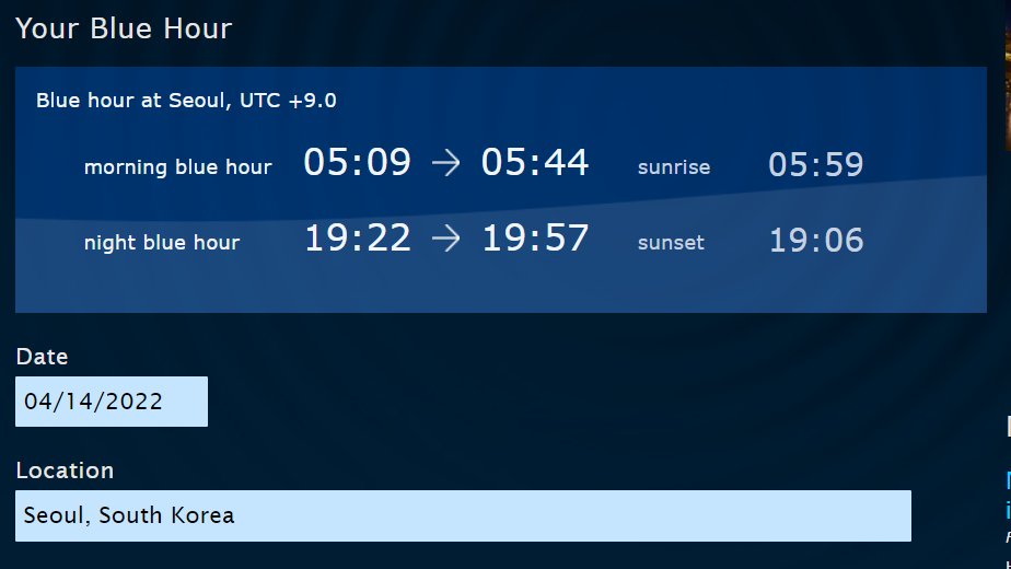 rubyunnee's tweet image. I actually think txt will comeback on 04/14!! May seems way too far tbh. I used this site which calculates the blue hour and I found out that 5:09 corresponds to the 14th of april which falls on a thursday (thursday's child has far to go). Or maybe I'm just a clown 🤡