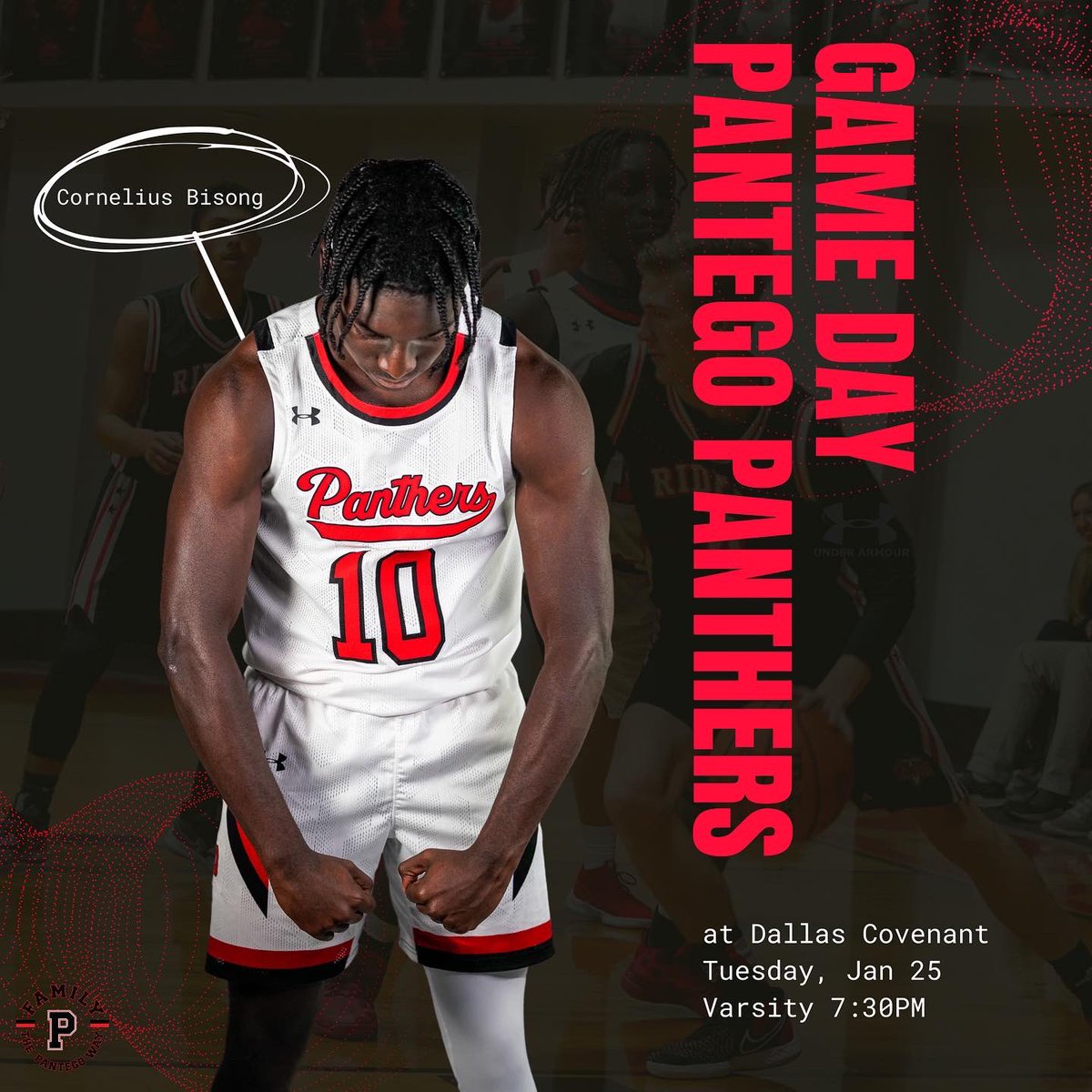 Pantego Basketball (@pcapanthersmbb) on Twitter photo Pantego Basketball
🆚 Dallas Covenant
🗓 Jan 25
VG🏀 6:00 p.m.
VB🏀 7:30 p.m.
🎟 covenantdallas.com/athletics/tick…
📍 <a href="/Cov_Knights/">Covenant Athletics</a>
#FAMILY // #GOPANTHERS // #PHPSPT Pantego Basketball
🆚 Dallas Covenant
🗓 Jan 25
VG🏀 6:00 p.m.
VB🏀 7:30 p.m.
🎟 covenantdallas.com/athletics/tick…
📍 <a href="/Cov_Knights/">Covenant Athletics</a>
#FAMILY // #GOPANTHERS // #PHPSPT