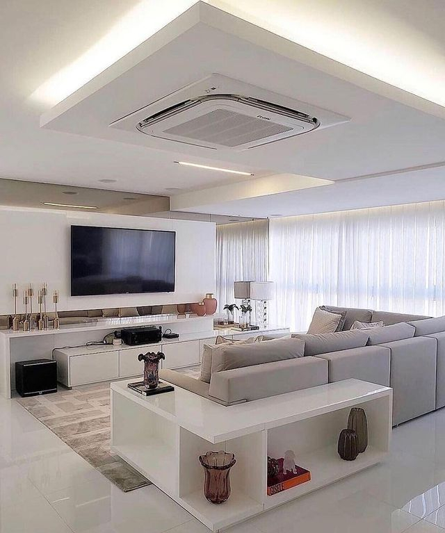 MaddisonMoveis's tweet photo. Living bem clean e aconchegante em tons neutros, com linda decoração e iluminação indireta. ✨🤍 https://t.co/1ZFIx8i26U