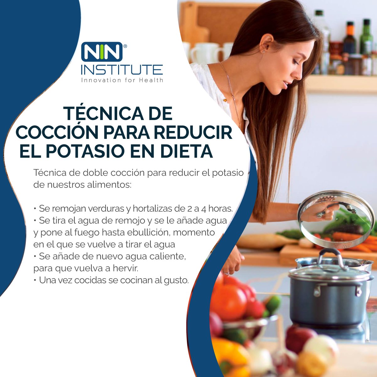 La hiperkalemia es el exceso de potasio en la sangre y es una complicación frecuente de la ERC, si se eleva pueden detectarse manifestaciones musculares (debilidad muscular, parálisis de las extremidades, incluso paro respiratorio).