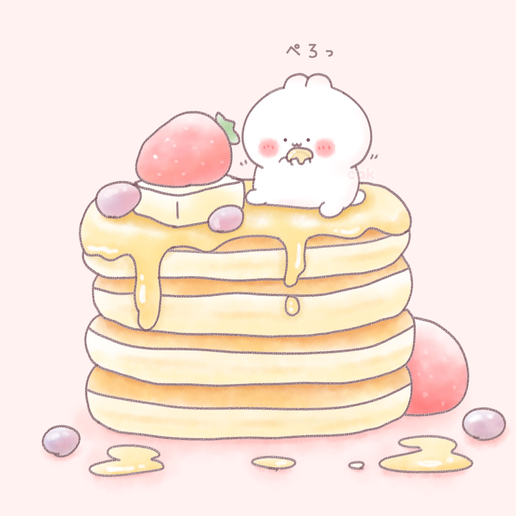 うさぎ ぺろっ イラスト 絵 ホットケーキの日 T Co Kafnhnzqeq Twitter