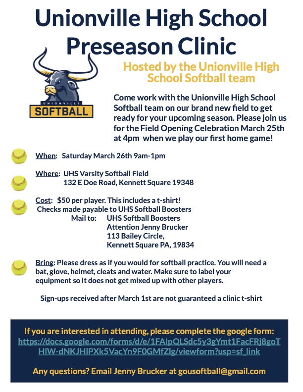 It's that time of year!  Register to attend our pre-season clinic!  #hornsup

docs.google.com/forms/d/e/1FAI…