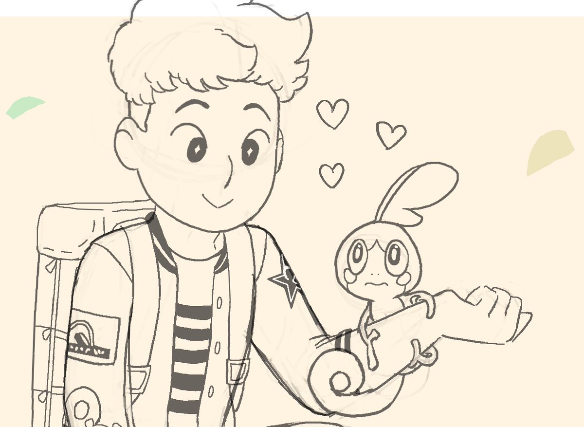 Been playing pokemon shield in my down time 💙WIP! 