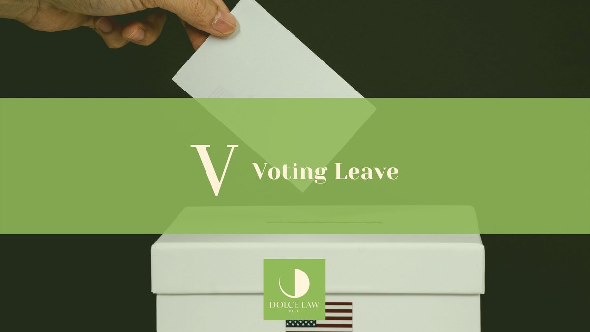 DolceLaw's tweet image. Enabling citizens to exercise their right to #vote is essential to the democratic process. #NewYork requires employers to provide up to 3 hours of paid #votingleave. The law requires employees to provide notice "not less than two working days" before election day #employmentlaw