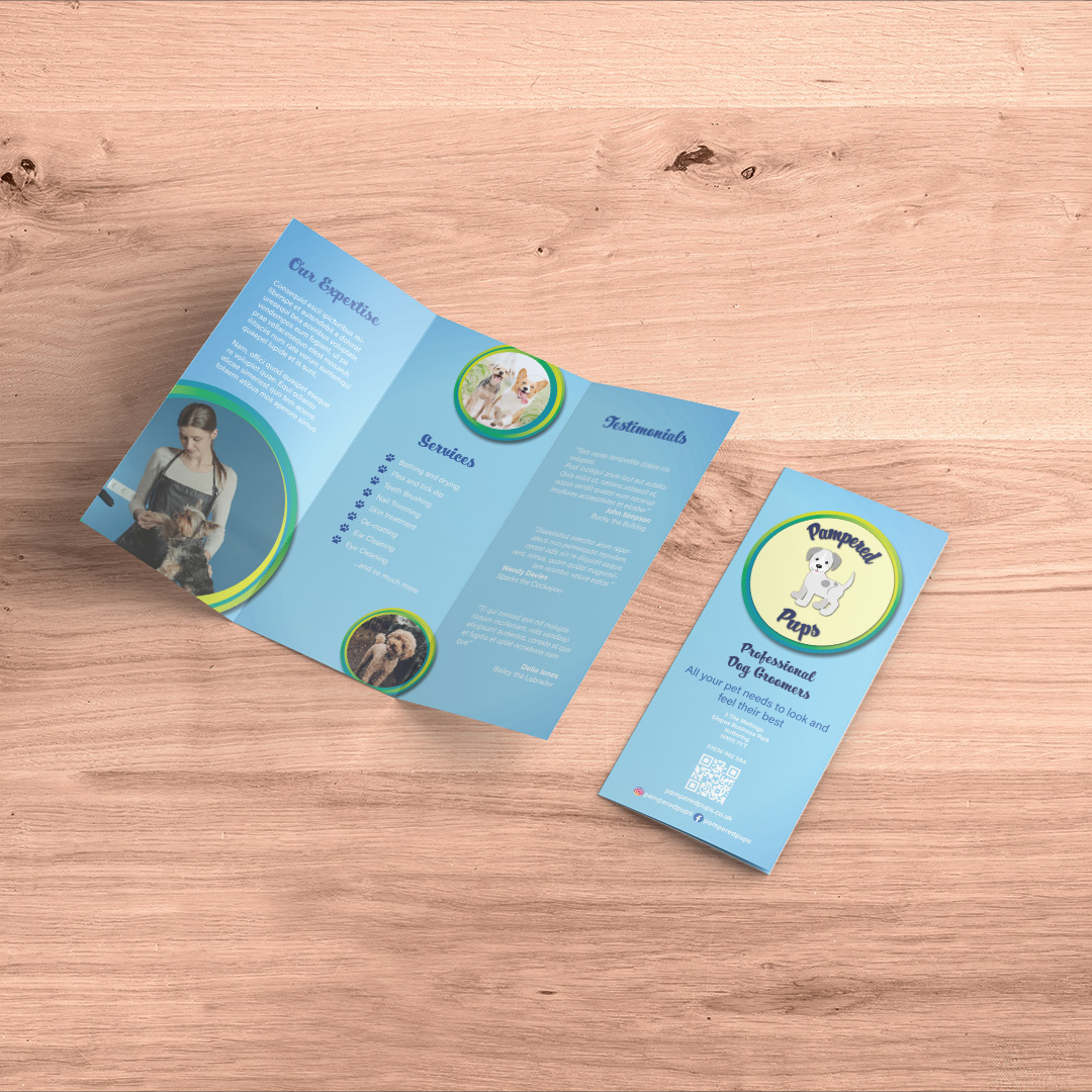 FontsStylish's tweet image. RT @CElliottDesign: #Trifold leaflet for a #doggroomer 
 #trifolddesign #graphicdesigner #graphicdesign #graphicdesignersgroup #marketing #businessleafletdesign  #designinspo #designinspiration #brandmark #brandidentity #visualidentity  #thedesigntalks  …