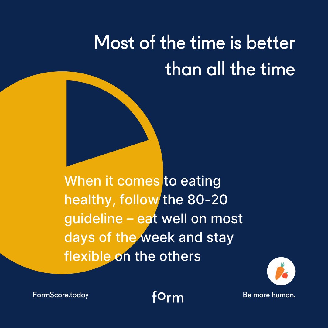 FormScore's tweet image. A good first step to eating well is paying attention to what you eat and how you feel when you eat. 

📒 Find out more here: ow.ly/8GBW50Hz13x 
💼 To get these tips for your team visit #FormScore
 for Teams at ow.ly/W1lO50Hz14b