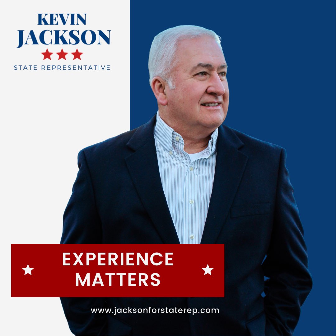 JacksonStateRep's tweet photo. Experience Matters. 

Kevin Jackson wants to put his experience to work. 

#jacksonforstaterep #kevinjackson #kentuckystaterep #kentuckystaterepresentative #vote #experiencematters https://t.co/99uryBk6Uc