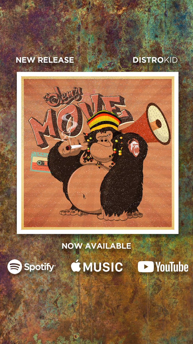 Demzimusic's tweet photo. MOVE IS OUT ON ALL STREAMING PLATFORMS 🦍🔥
https://t.co/Q61CDW9IVa https://t.co/L2AIAqIdrH
