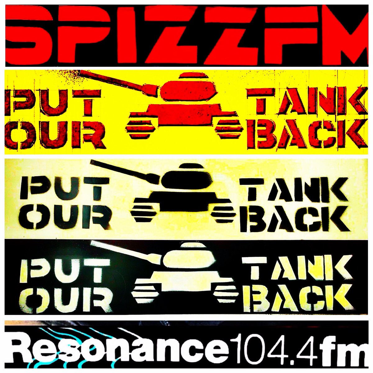 spizzenergi's tweet photo. #SpizzFM on Weds 4:30pm #Resonance 104.4fm & https://t.co/dCIUsGmbpw latest on #Tanksi the T-34 #Stompie Tank #SE1 Update on @Hazel_OConnor Resonance Fundraiser info & new feature “Ask Spizz” tracks by #TheFlys #Stranglers #Spizzles #Clash #OnlyOnes #Mekons #CarterUSM & Facebook https://t.co/lSkuwu8Chf